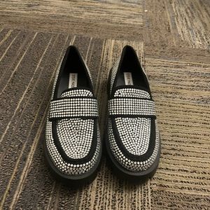 Bedazzled Steve Madden Loafers